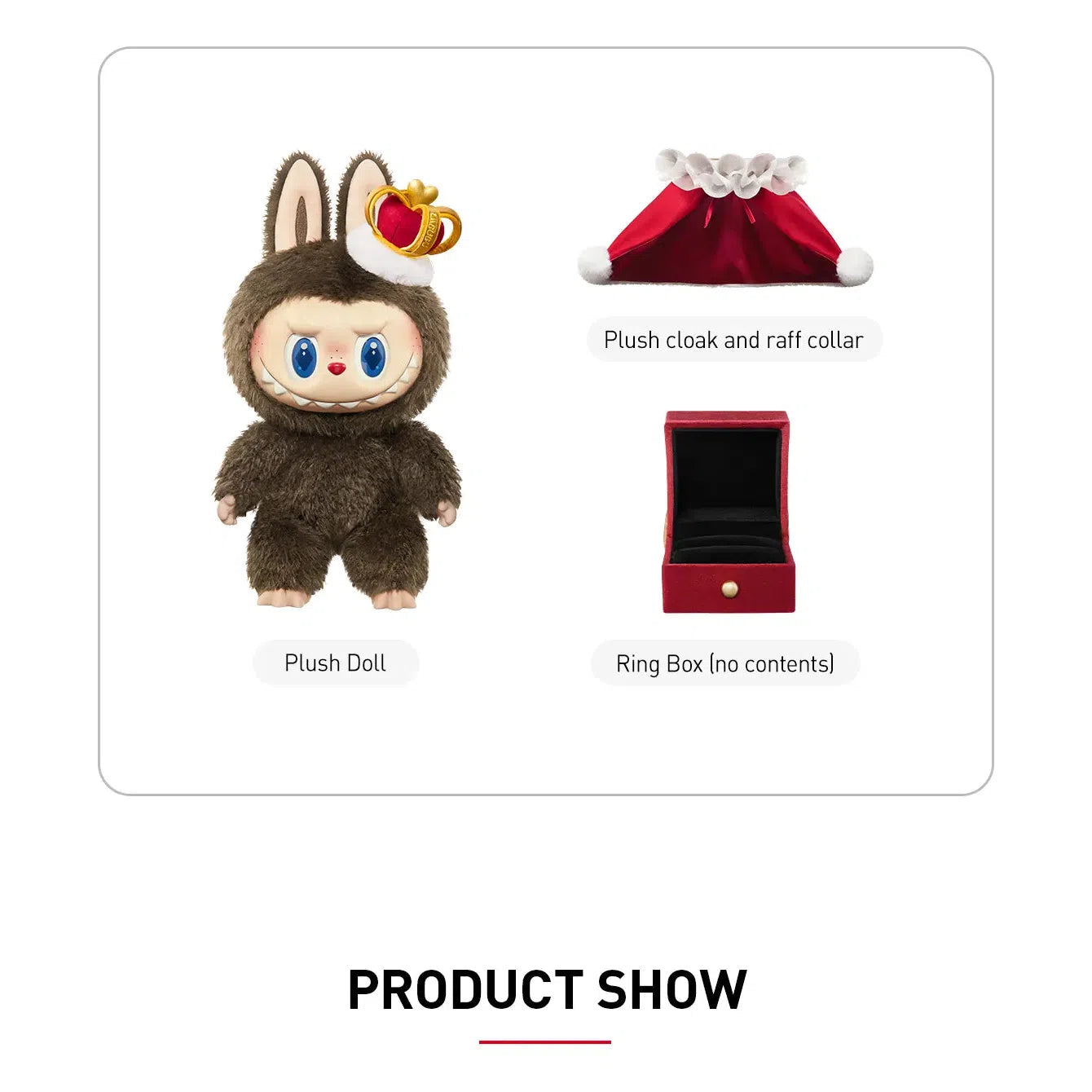 THE MONSTERS Let's Checkmate Series-Vinyl Plush Doll