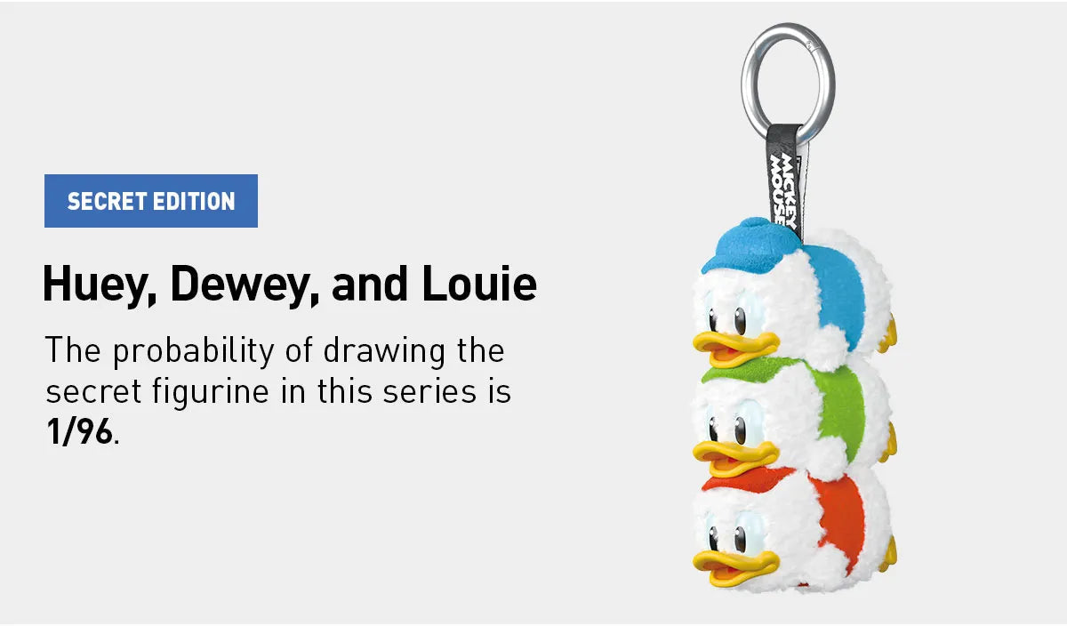 Disney Mickey Family Series Plush Pendant Blind Box